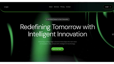 AI-Powered Hero Section ai figma framer hero hero section ui ui ux ux