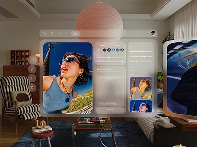 Photo Editing App UI interactive design