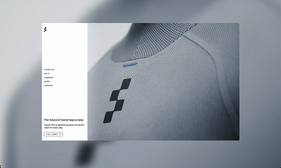 Figure 03 Landing Page Header Concept ai figure figure03 landing page robot ui ux website