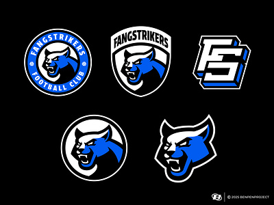 Wild Cat Football Logo cat logo competition football logo