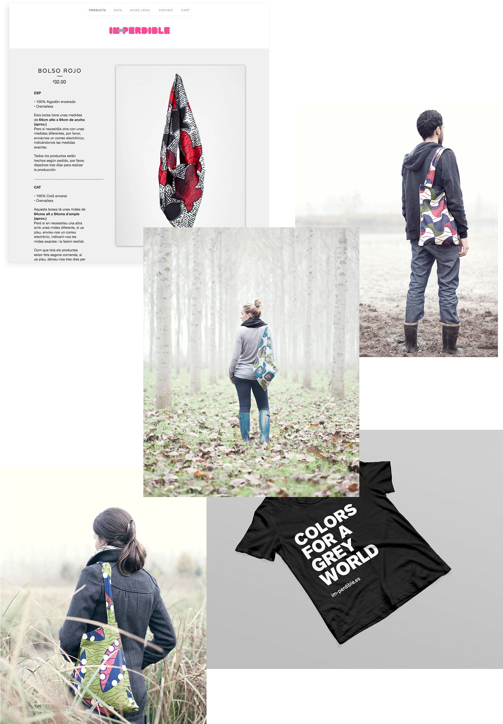 Im-perdible branding ui ui design web design