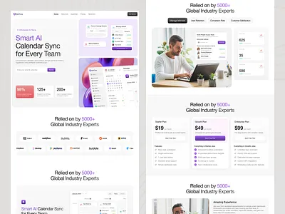 Call Scheduling Website call scheduling website landing page meeting meeting website saas saas website scheduling web web design website
