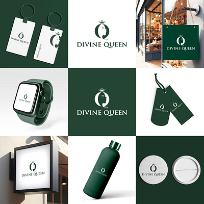 DIVINE QUEENE 3d animation branding graphic design logo motion graphics ui