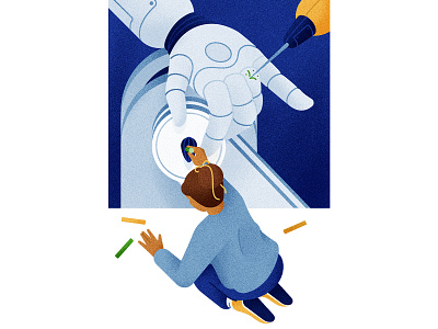 Closing the educational gap adobe blue brush charcter crayon education engineering green illustration illustrator learning muti noise photoshop space texture tools vector yellow
