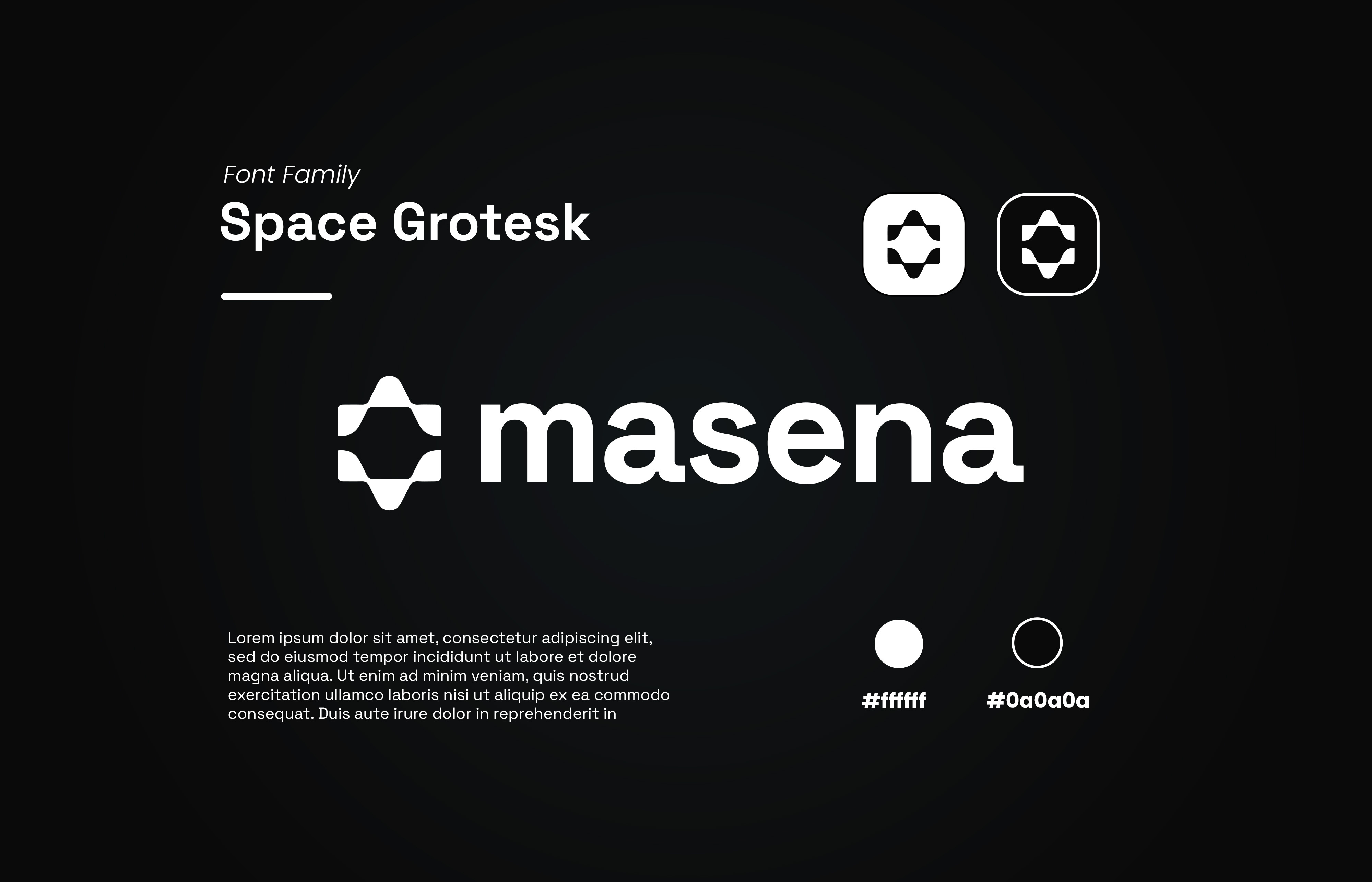 Masena — Modern Logo & Visual Identity for an AI Platform brand identity branding graphic design logo design modern logo visual identity