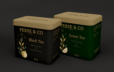 Tea packaging design and illustration adobe illustrator botanical brand branding flat food fruit graphic design identity illustration label luxury minimalist packaging packaging design premium tea vector vector art