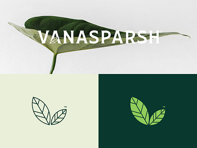 Vanasparsh: Brand Logo Design customtype graphic design green health herbal logo logo design logotype minimaldesign modernlogo naturalbeauty nature organic symbol text logo typography vanasparsh visualidentity wellness wordmark