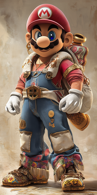 Super Mario inspired character - V-2 [IP]