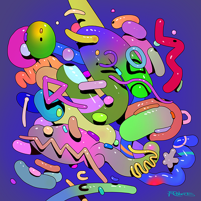 Ethereal Enigma Tech 03 clip studio paint color colorful concept art digital drawing illustration science fiction strange weird