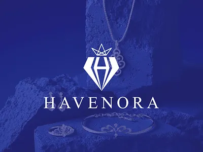 Havenora – The Essence of Elegant Luxury branding creative design flat jewellery logo logo design luxury minimal modern
