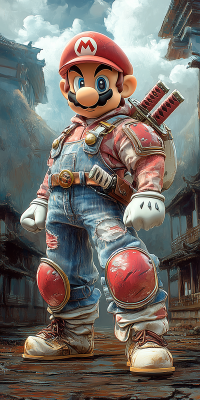 Super Mario inspired character - V-4 [IP]