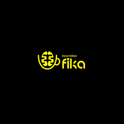 Innovation Fika branding clean design flat graphic design logo minimal vector