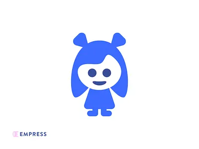 Empress Identity Character 01 baby branding character cotton crown empress girl grace logo logodesign logodesigner love mascot natural soft symbol