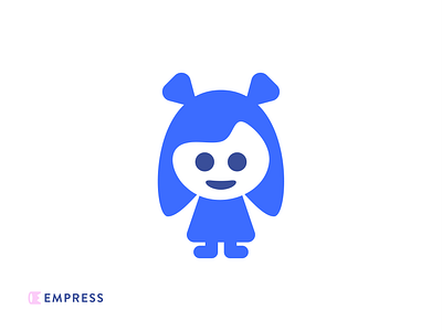Empress Identity Character 01 baby branding character cotton crown empress girl grace logo logodesign logodesigner love mascot natural soft symbol
