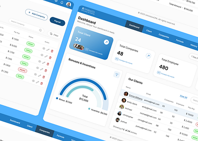 Streamlined Salary Management – Interface Concept design illustration ui ux
