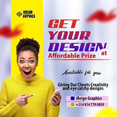 Eye catchy Simple Advertisement Flyer Design graphic design logo ui
