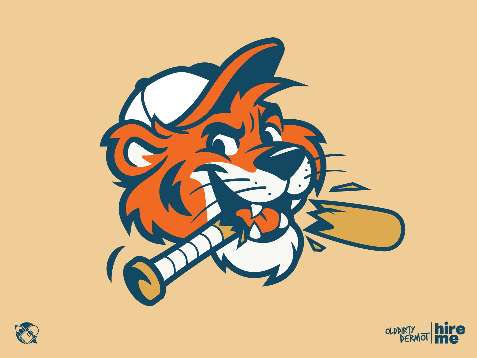 Example of Kids Baseball Mascot
