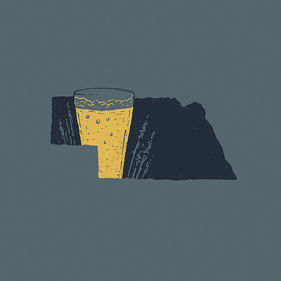 Nebraska Brew beer craft beer design drawing hand drawn illustration joe horacek lincoln craft beer week little mountain print shoppe midwest nebraska