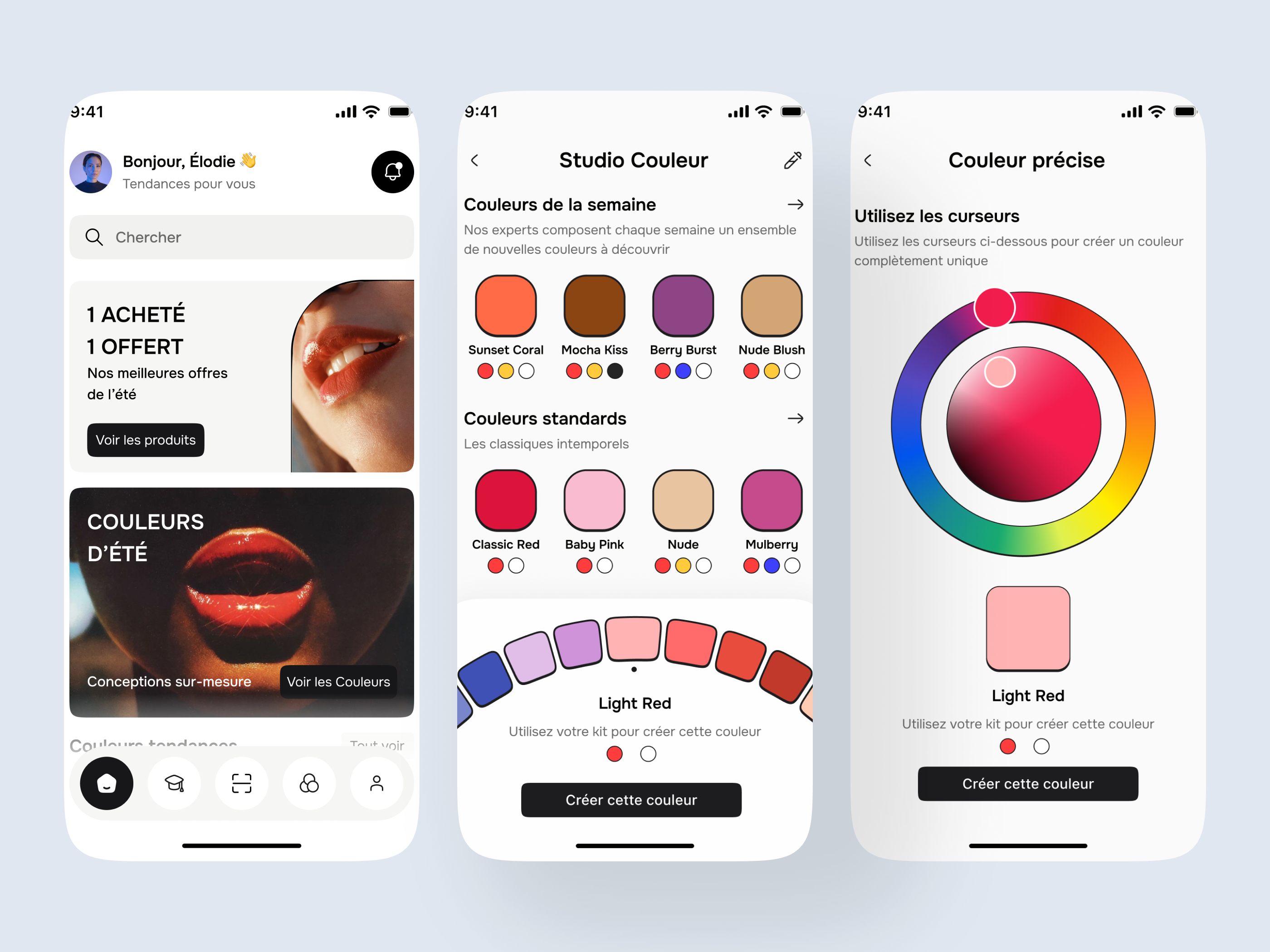 Lippé App Design appdesign design ui ux