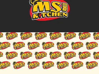 MSI Kitchen Logo Design – Playful Homemade Food Brand Identity fresh meals