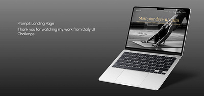 Landing page dailyui landingpage mocaps prototype uxui webdesign wireframe