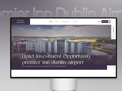 Real Estate & Hotel Investment Opportunity Website design branding elementor figma hotel design real estate website design wordpress