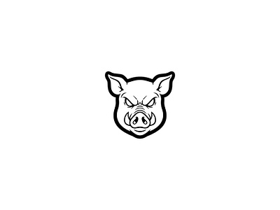 Day 497 animal branding design graphic design illustration logo logo for sale mascot minimal monogram pig type ui