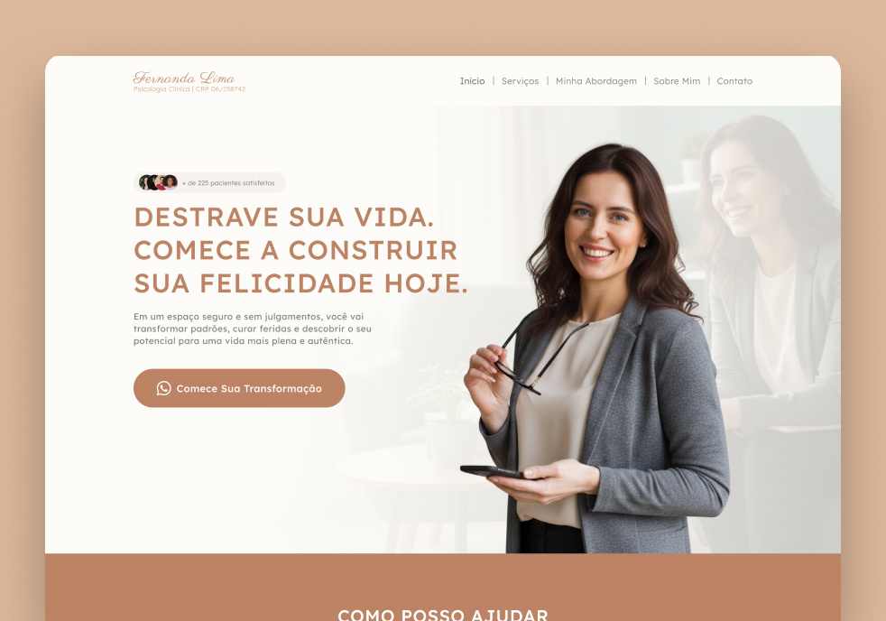 Psychologist Website Design design figma psychologist ui ui design ux uxui web design website