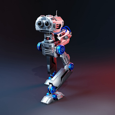 Futuristic Biped Robot Design 3d 3d model 3danimation 3dart 3dartist 3ddesign 3dmodel animation art artist blender blender3d blenderart blendercommunity design graphic design hard surface modeling motion graphics robot