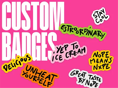 EstroOrdinary ice cream by NOPE - badges animation art direction brand design branding colorful concept design creative campaign design food graphic design illustration packaging packaging design storytelling