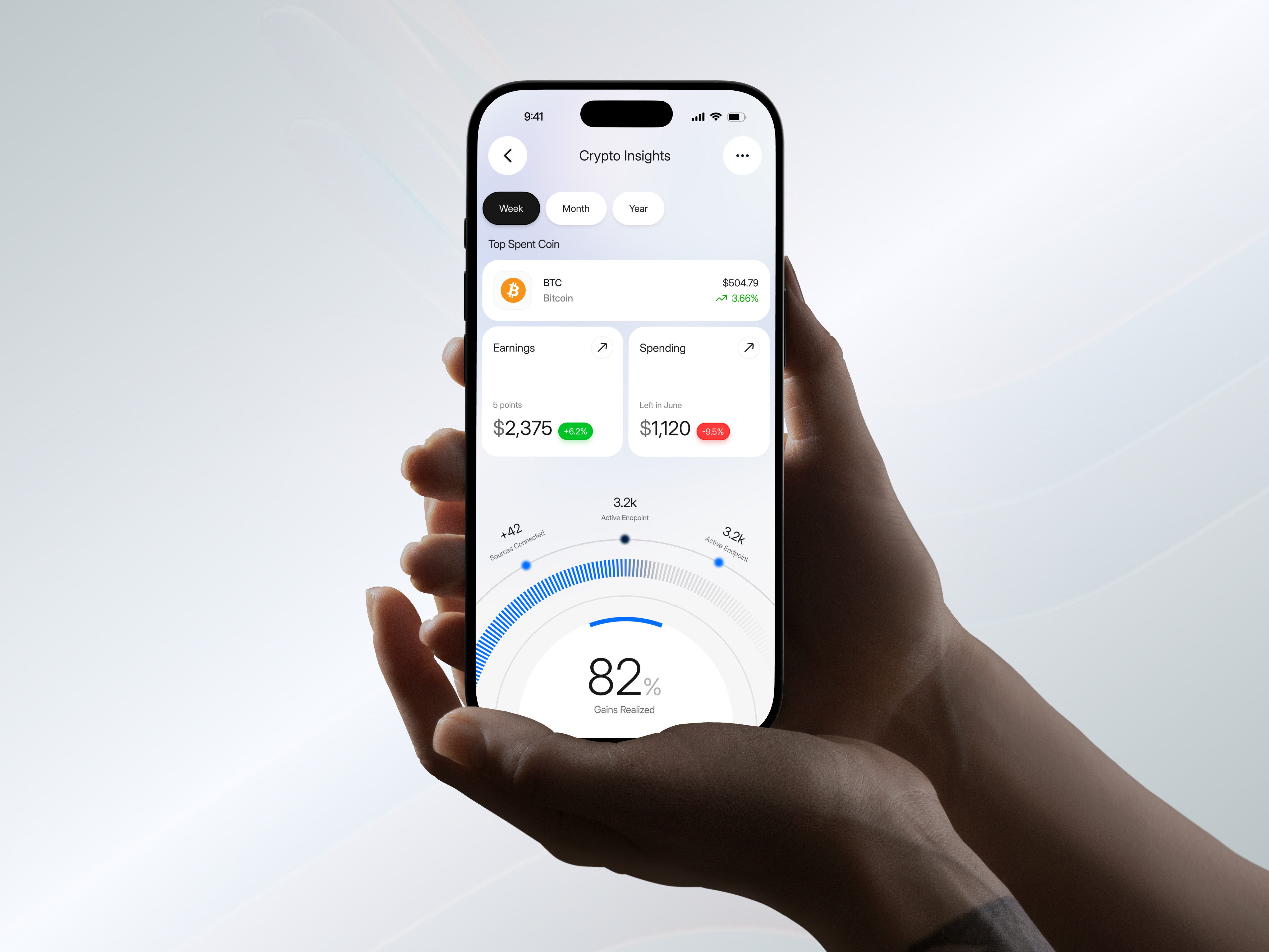 Example of Fintech Mobile App UI/UX Design