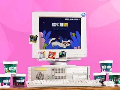 EstroOrdinary ice cream by NOPE - website 3d animation art direction brand design branding colorful concept design creative campaign design graphic design illustration motion graphics storytelling ui ux web web design webflow