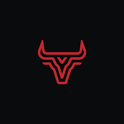 Bull animal beast branding bull design graphic design icon illustration line logo logo design minimalist ox premium taurus vector