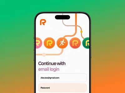 Login app branding color design illustration iphone logo page ui web