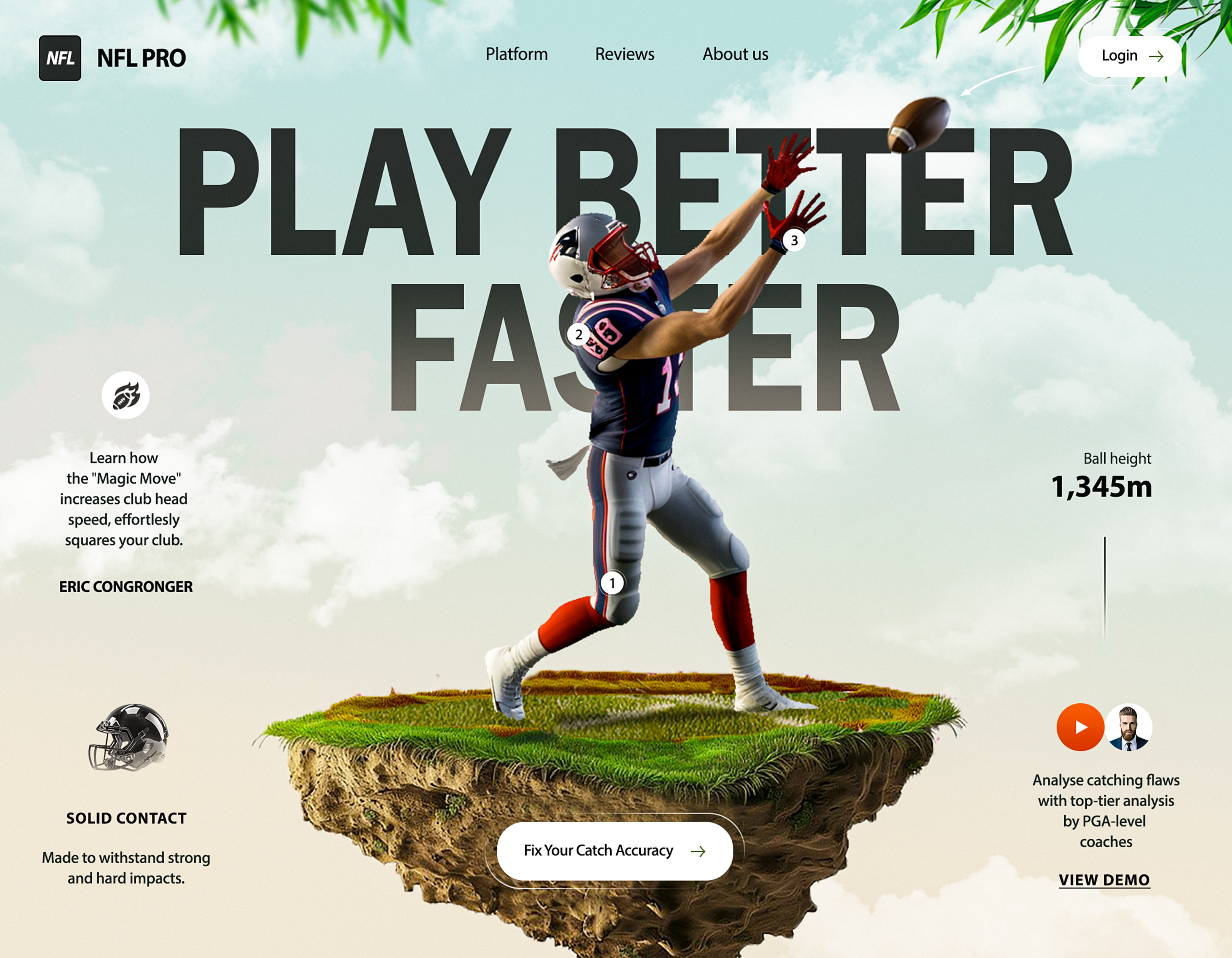 NFL Website (Photo Manipulation) aesthetic ai app branding cool dark dark theme design font football graphic design illustration manipulation nlf photo photoshop sport ui website