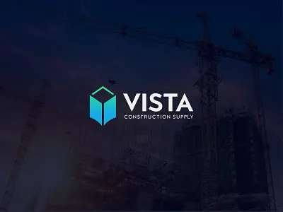 V + Minimal Building Logo – Vista Construction Supply architecture brand identity branding building constuction design geometric graphic design illustration logo minimal modern professional structure supply typography ui ux v letter vector