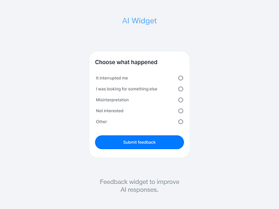 Headstart Highlight: AI Widget aidesign aiui aiux figmaai figmadesign headstartui premiumui productdesign uidesign uxdesign