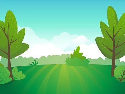 Cartoon Tree Background app branding design graphic design illustration logo typography ui ux vector