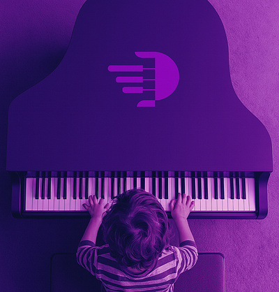 Pianu brand design brand identity creative branding design design system digital experience education interface design kids brand learning experience logo music branding music website design piano playful branding purple melody sound and design ui design website design
