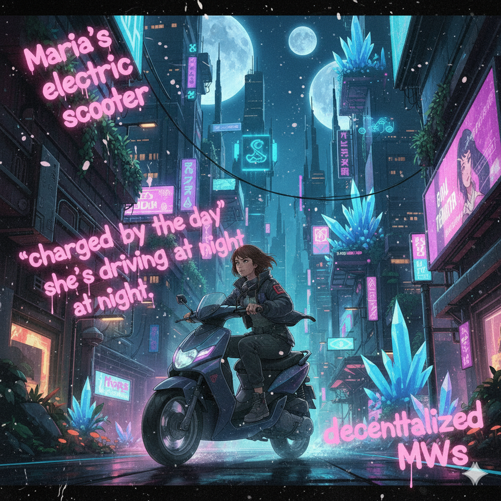 Electric dreams ai graphic design illustration