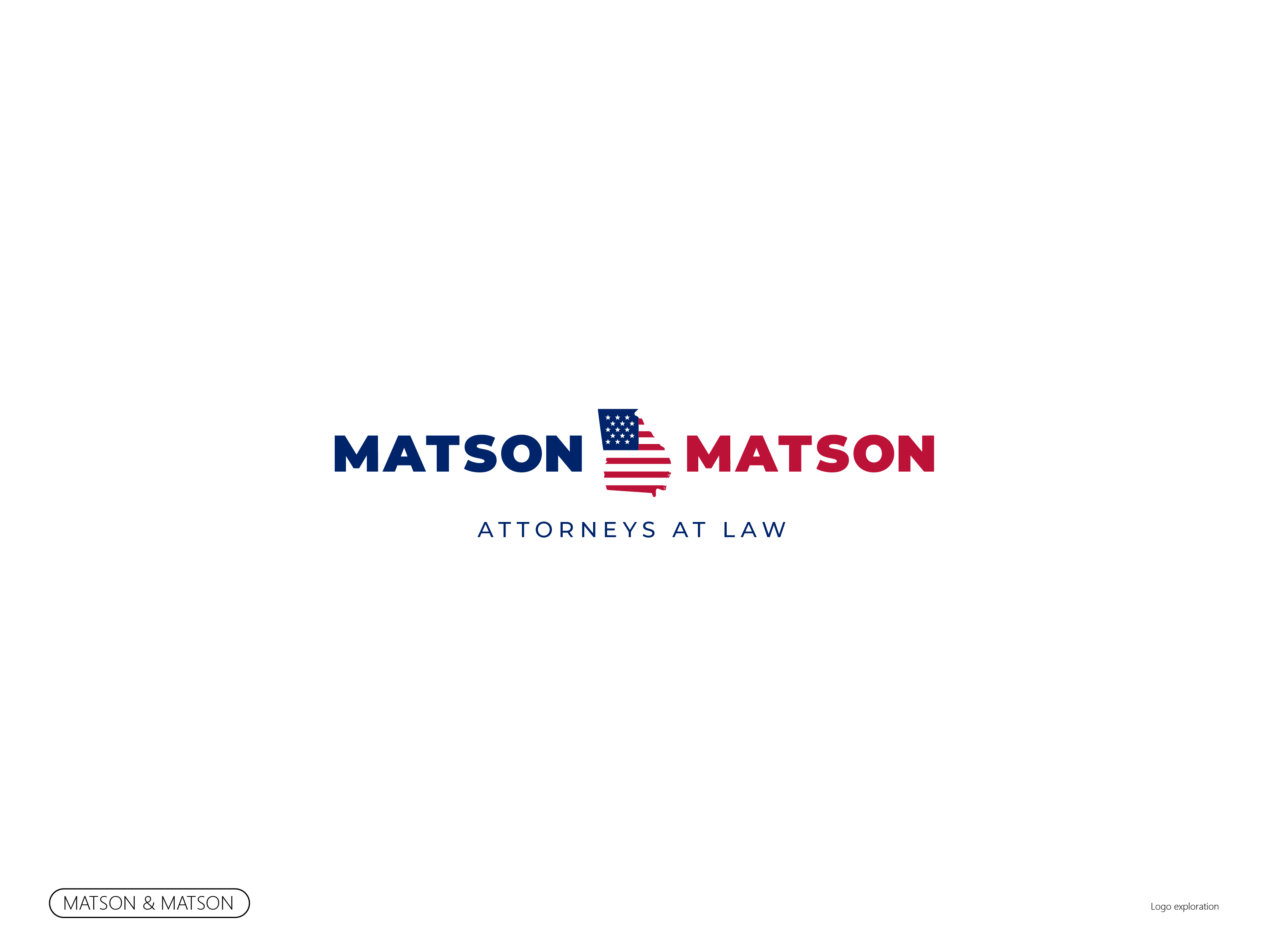 Matson & Matson - Logo branding concept design graphic design illustration illustrator law logo typography vector