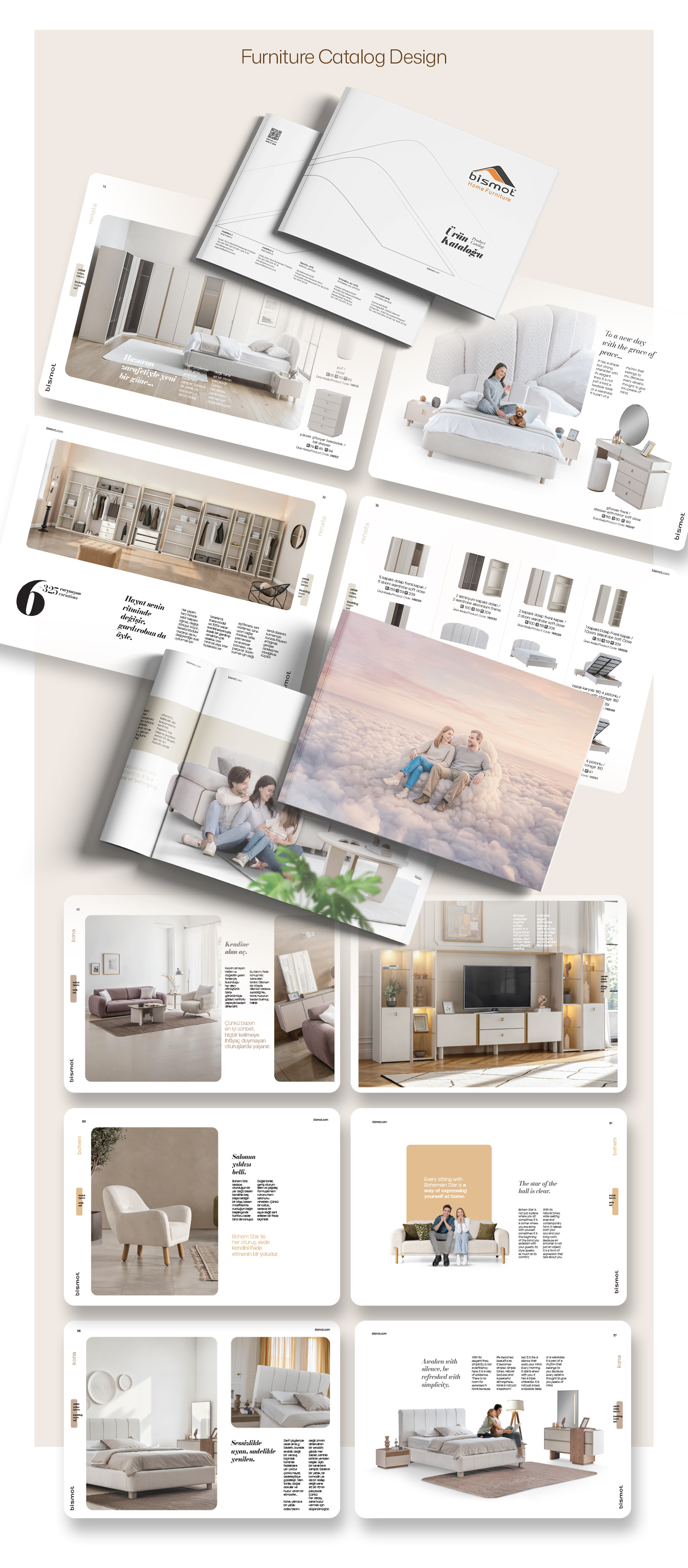 Minimal Elegant Furniture Catalog Design adobe photoshop