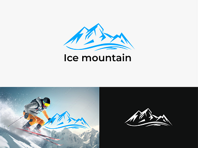 Ice mountain logo Design abcdefgh abstractlogo bestlogo brand branding criptologo identity letterlogo lineartlogo logo logodesign logomark minimal modern modernletter monogram mountain rebrand symbollogo