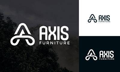 Axis Furniture Logo brand branding elegant logo idantity logo logo creation logotype