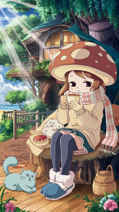 Mushroom x Zurf ai graphic design