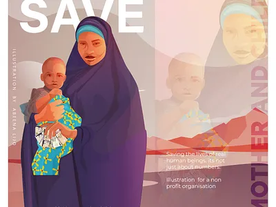 Mother and child design graphic design illustration poster vector website women