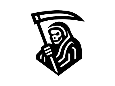 grim branding design graphic design illustration logo skull vector