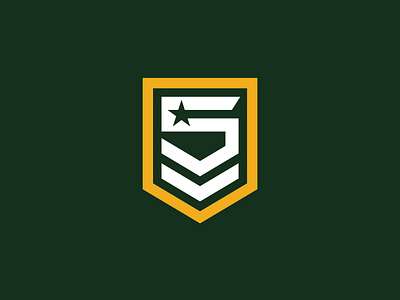 S Initial for Army Military, Minimalist, badge Logo, Branding army badge branding design display font force graphic design green hand lettering illustration initial lettering logo logo type minimalist monogram motion graphics s logo simple