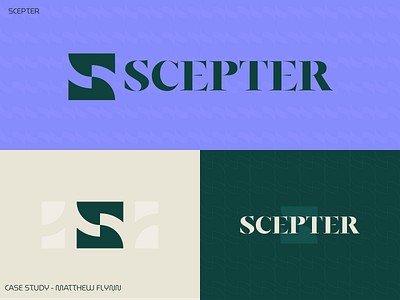 Scepter - Brand Concept brand design green logo purple s