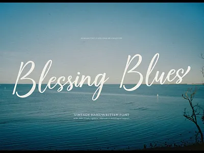 Blessing Blues | Vintage Handwritten feminine
